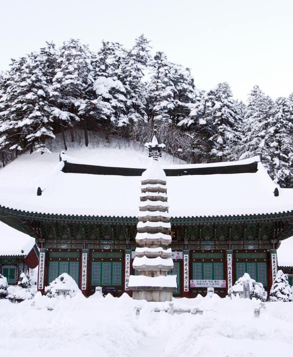 오대산 설경을 ‘천상의 극치’라 부른다