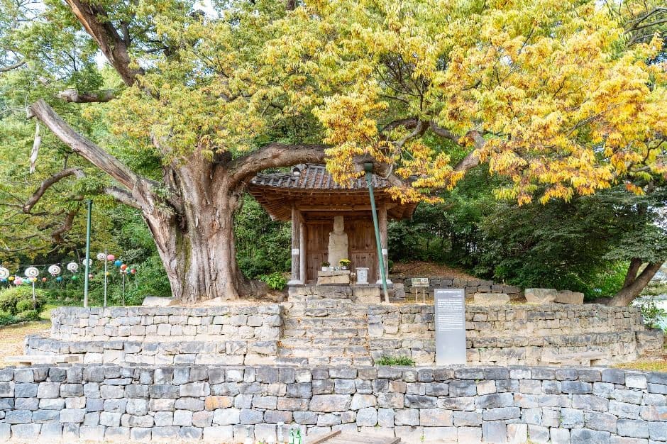 증평 미암리 석조관음보살입상