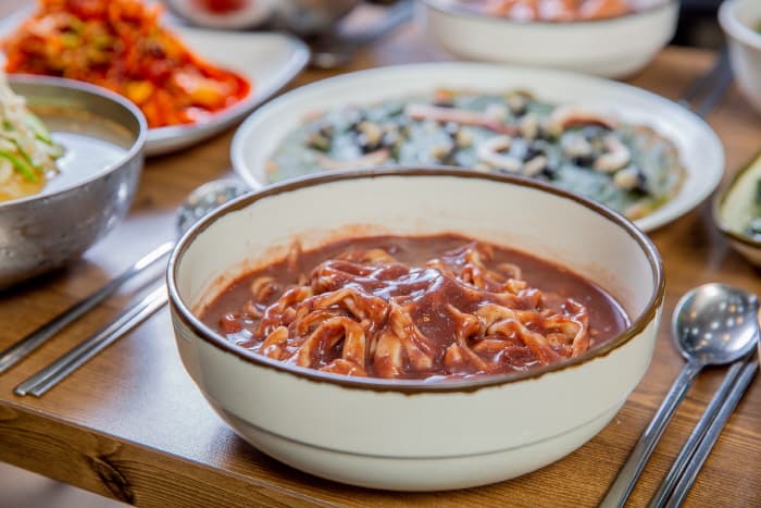 전라도팥칼국수