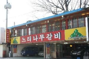이동느티나무갈비