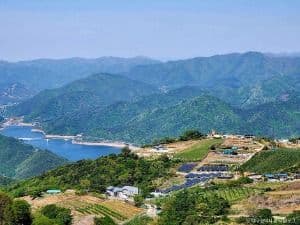 군위 화산산성 전망대