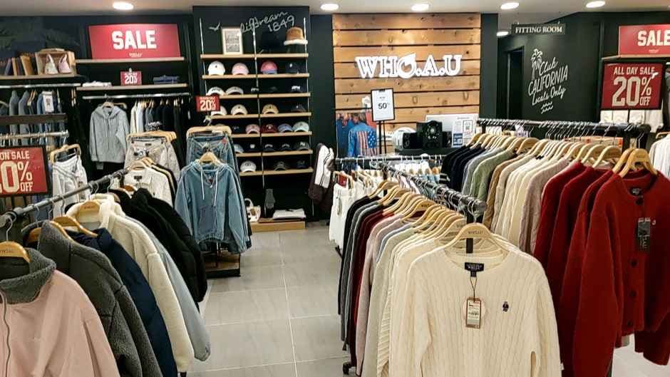 WHO.A.U - Newcore Outlets - Pyeongchon Branch [Tax Refund Shop](후아유 뉴코아아울렛 평촌점)