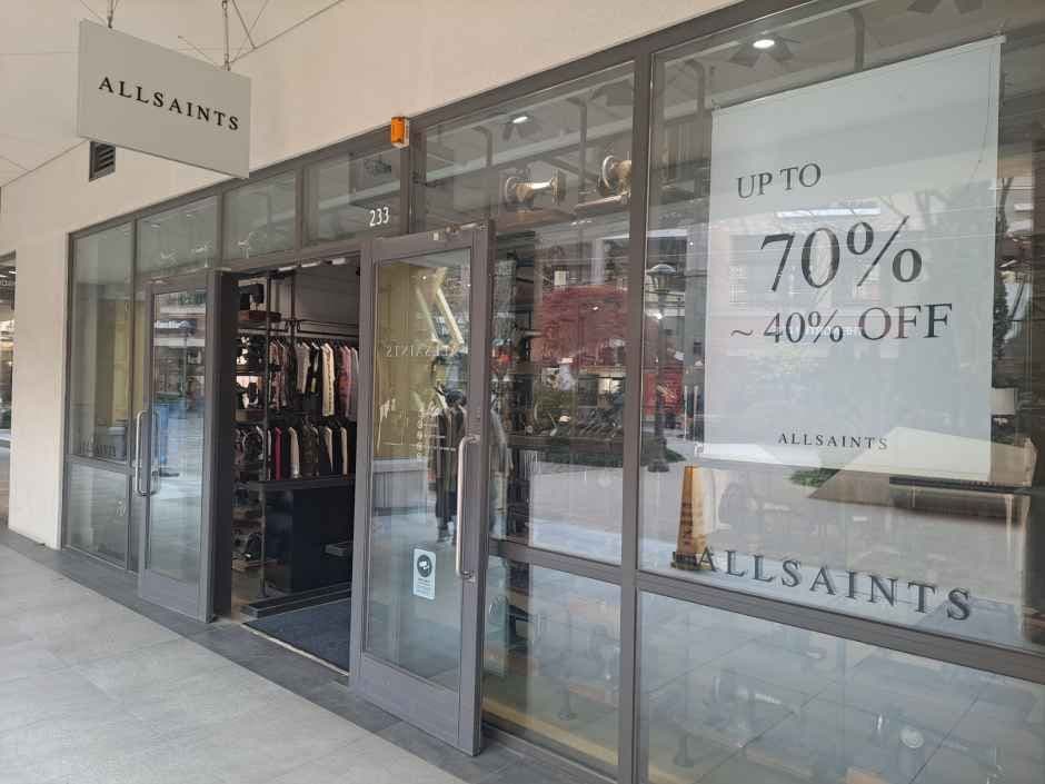 Allsaints - Shinsegae Simon Premium Outlets Paju Branch [Tax Refund Shop](올세인츠 신세계사이먼프리미엄아울렛 파주점)